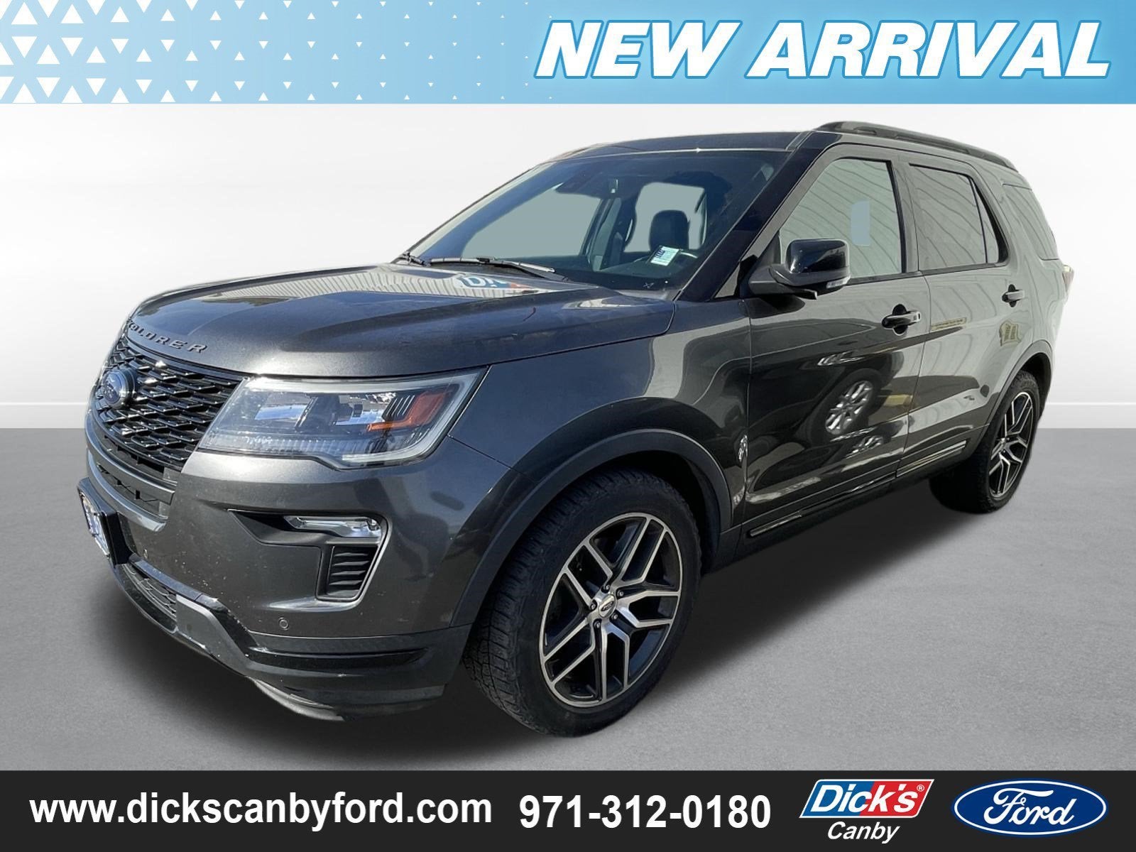 Used 2018 Ford Explorer Sport with VIN 1FM5K8GTXJGB89825 for sale in Canby, OR
