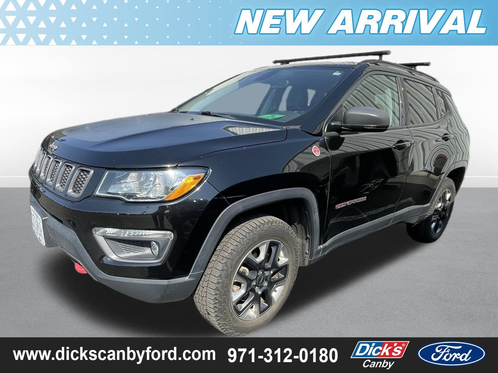Used 2018 Jeep Compass Trailhawk with VIN 3C4NJDDB8JT442115 for sale in Canby, OR