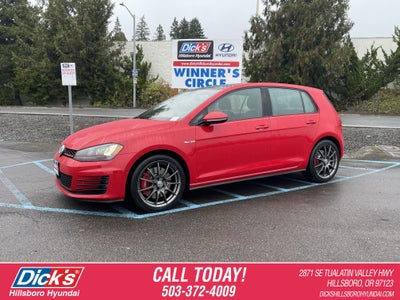 2016 Volkswagen Golf GTI S w/Performance Pkg