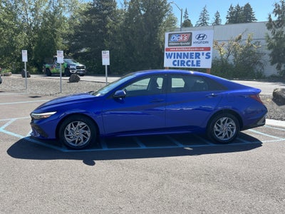 2025 Hyundai Elantra Hybrid Blue