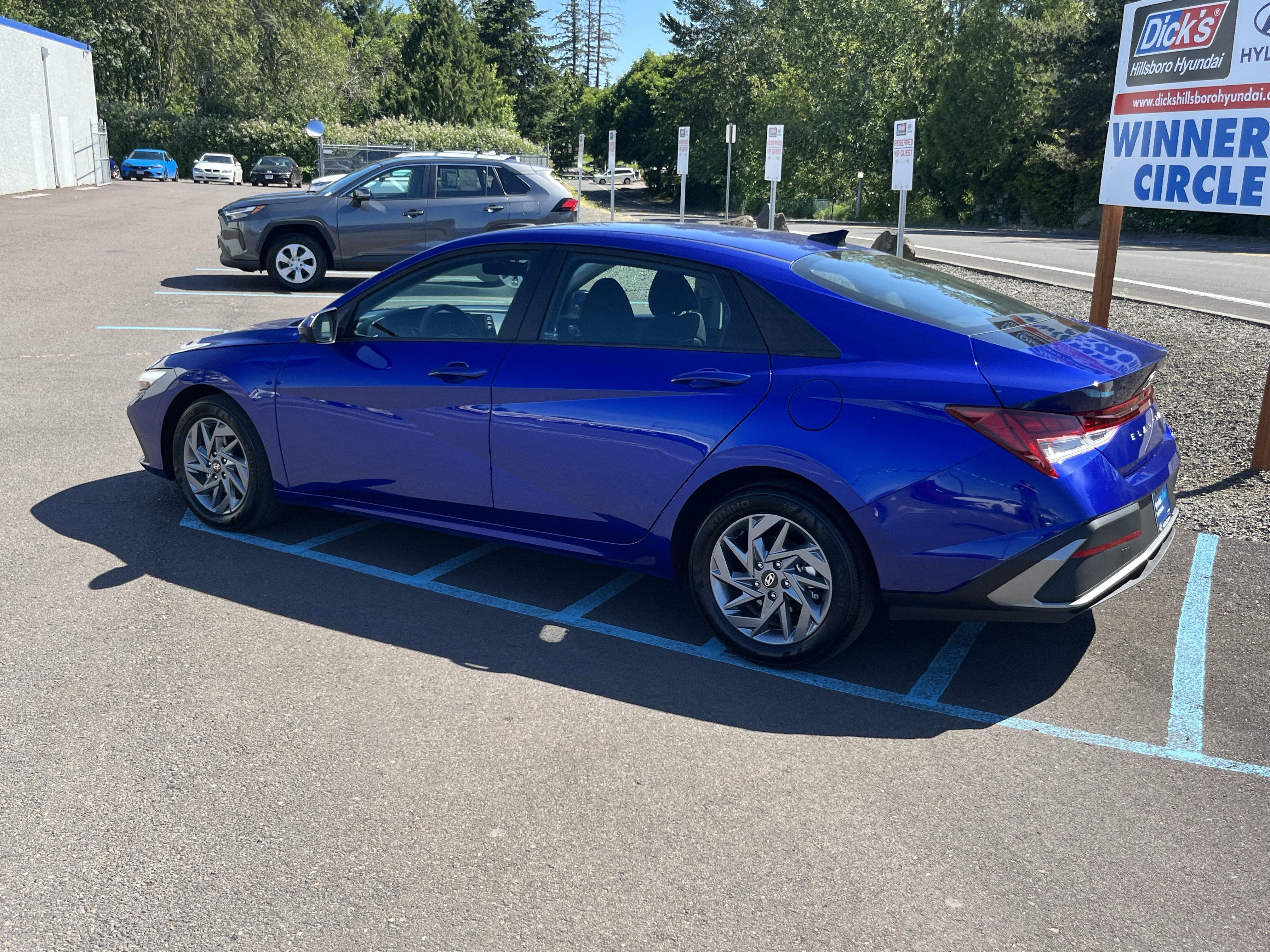 2025 Hyundai Elantra Hybrid Blue
