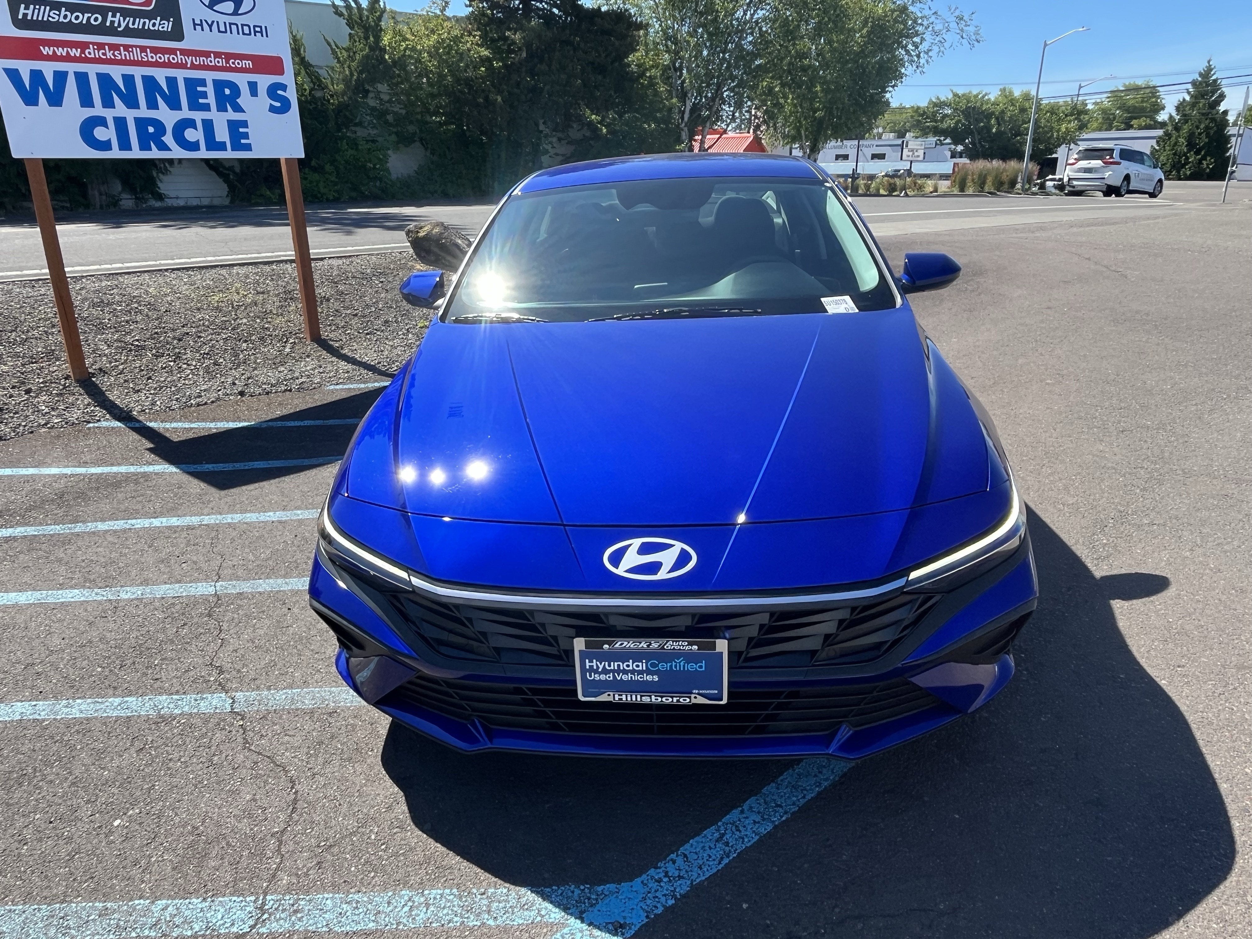 2025 Hyundai Elantra Hybrid Blue