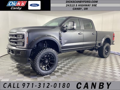 2024 Ford Super Duty F-250 Custom Black Widow Lariat 4WD Crew Cab 6.75' Box