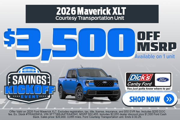 2026 Maverick XLT