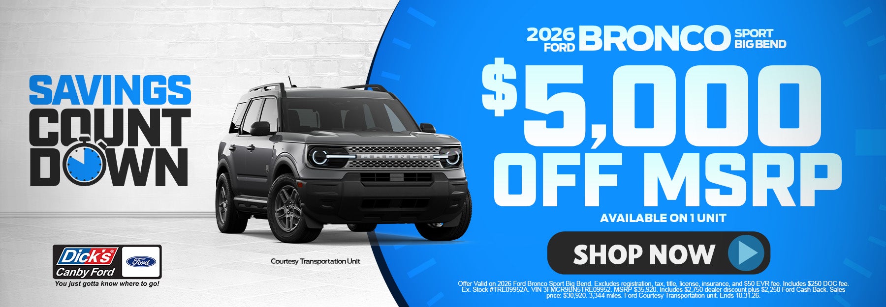 2026 Ford Bronco Sport Big Bend 