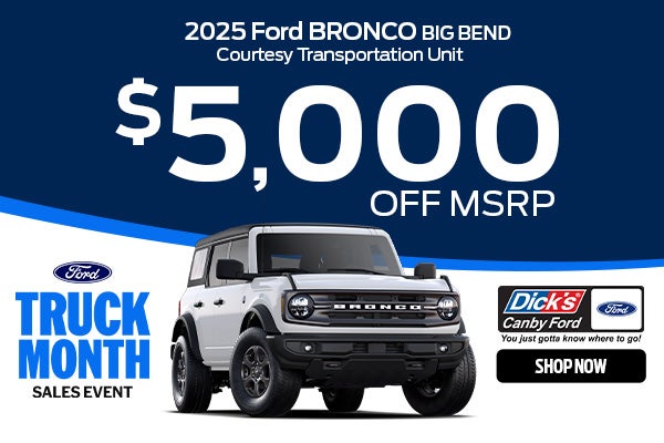 2025 Ford Bronco Big Bend