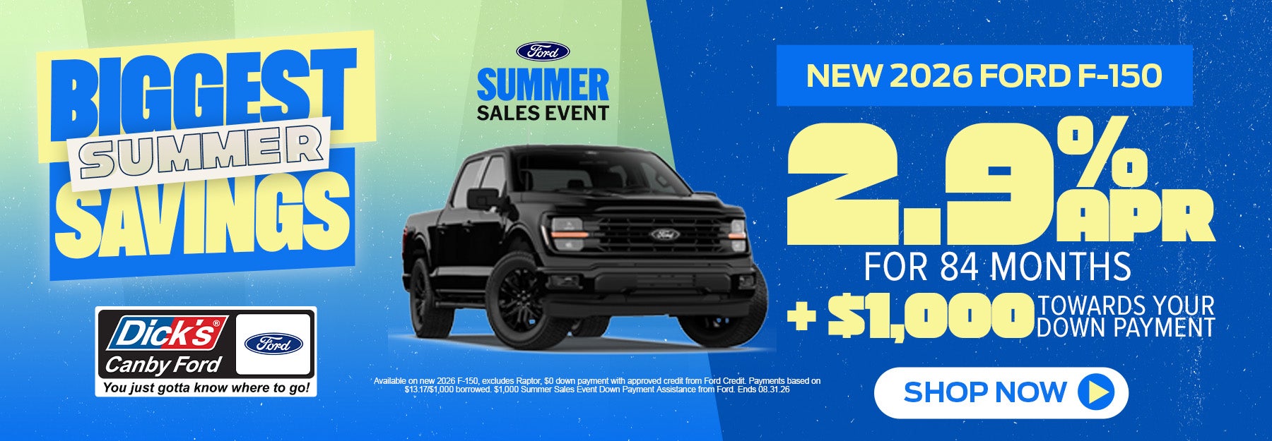 New 2026 Ford F-150