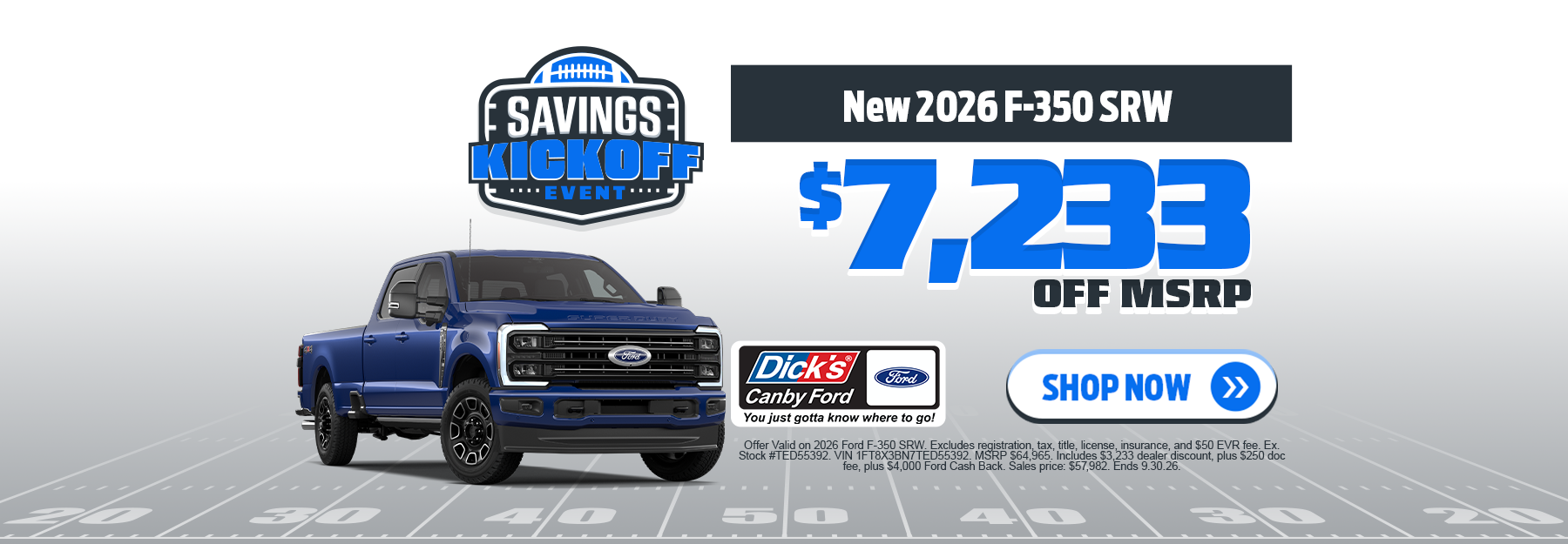 New 2026 F-350 SRW