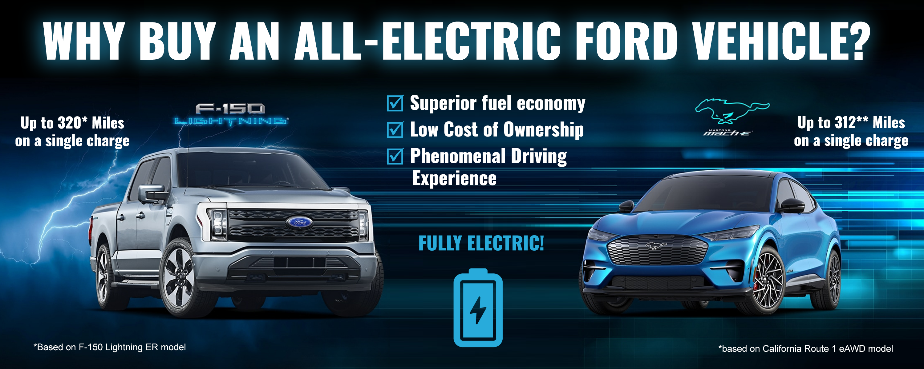 Why Buy An All-Electric Ford Vehicle?